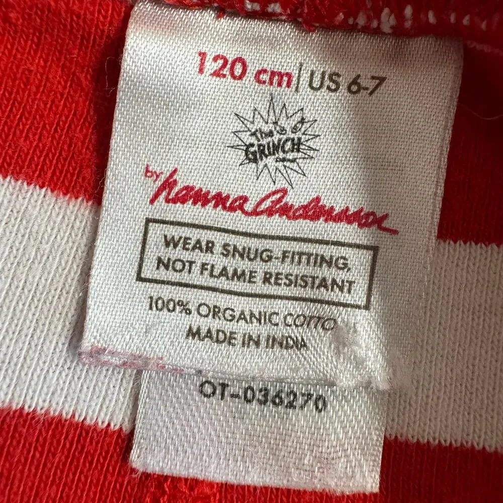 LOT of Kids Mismatched Pajamas Hanna Andersson Tea‎ Collection Boys 6/7 Cotton